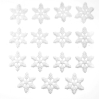 Основа для творчества и декорирования &laquo;Снежинка&raquo;, набор 15 шт., размер 1 шт. &mdash; 8 &times; 8 &times; 1,5 см