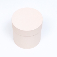 Набор шляпных коробок 5 в 1 "Ваниль", 20 &times; 20 &times; 20 ‒ 13,5 &times; 13,5 &times; 13,5 см