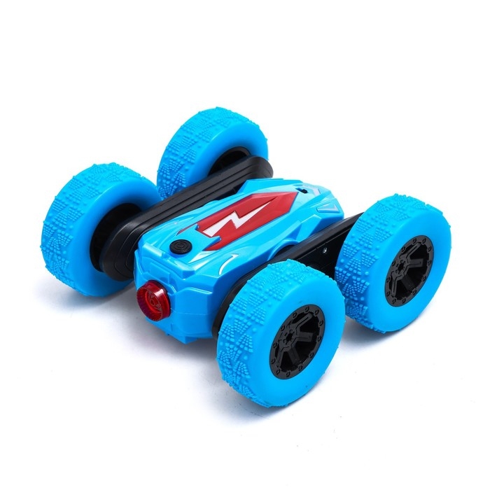 Машина - перевёртыш радиоуправляемая &laquo;Трюкач&raquo;, работает от аккумулятора, цвет синий