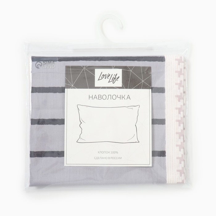 Наволочка LoveLife "Этника" 50*70, 100%хлопок, сатин, 125г/м&sup2;