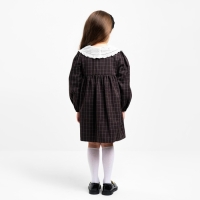 Платье детское с воротником KAFTAN, размер 36 (134-140 см), цвет черный