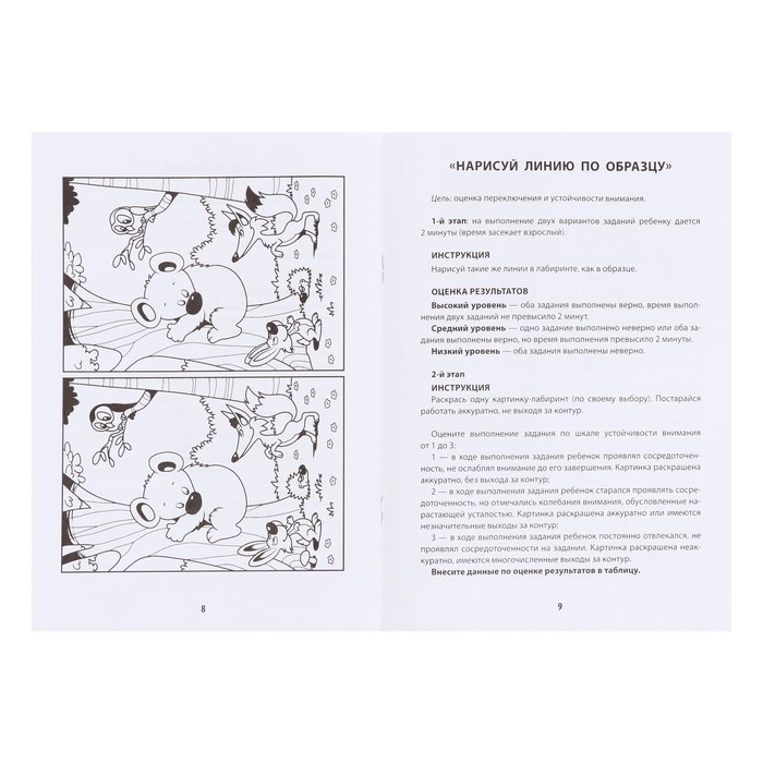 Методическое пособие для педагогов и родителей &laquo;Диагностическая раскраска: внимание&raquo;, Трясорукова Т.