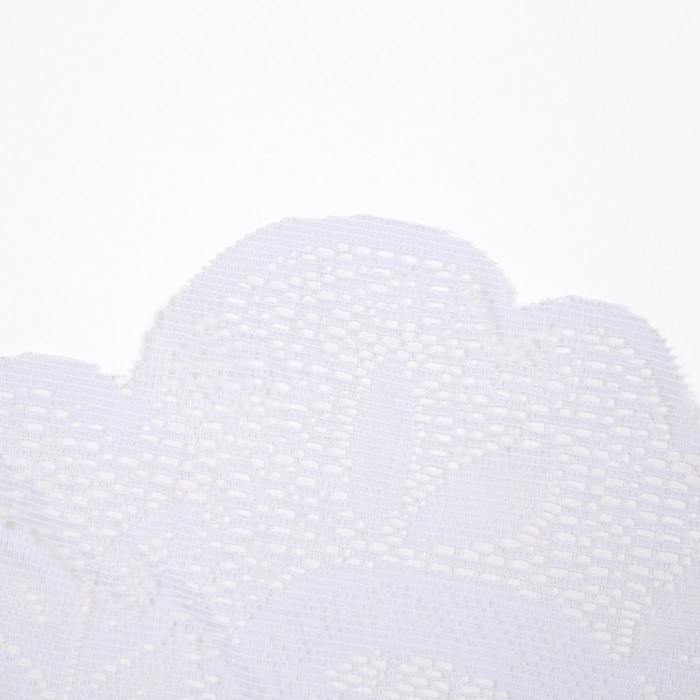 Комплект тюли для окон с балконной дверью, ( для окна 340х165 см, для двери 170х250 см), цвет белый 100% полиэстер