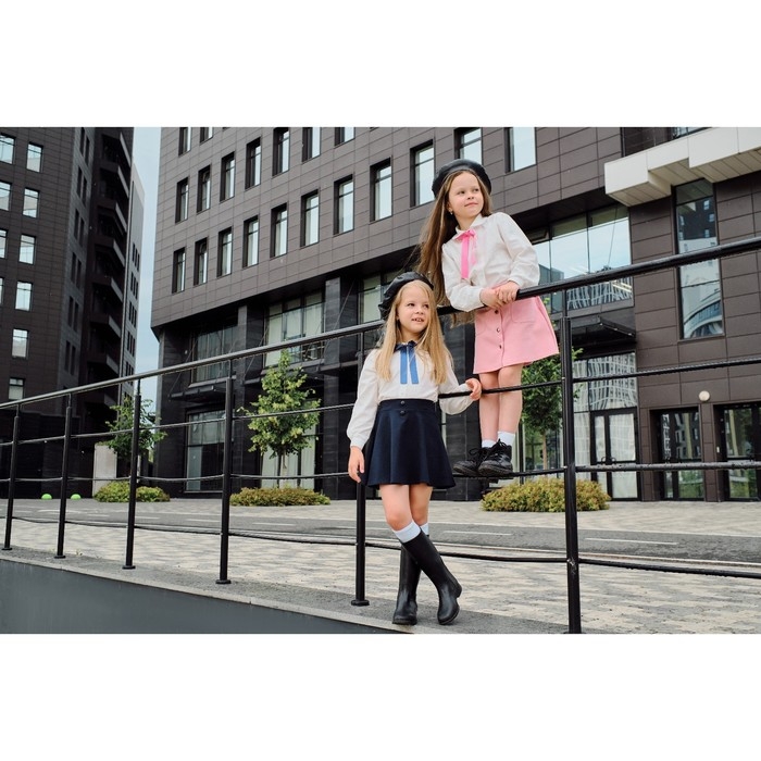 Рубашка детская KAFTAN, размер 32 (110-116 см), цвет белый