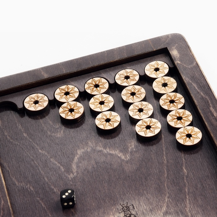 Нарды деревянные большие, настольная игра Нарды деревянные большие, настольная игра "Лев", 45 х 45 см