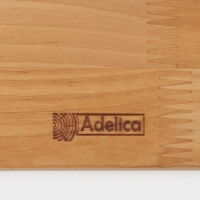 Блюдо для подачи на ножках Adelica &laquo;Евразия&raquo;, для суши и роллов, 35&times;15&times;5,5 см, массив берёзы