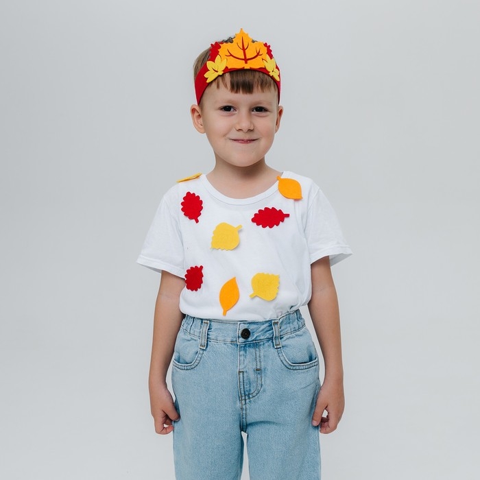Карнавальный набор &laquo;Краски осени&raquo;: повязка и листья