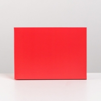 Коробка подарочная складная, упаковка, «Красная», 21 х 15 х 7 см Коробка подарочная складная, упаковка, «Красная», 21 х 15 х 7 см