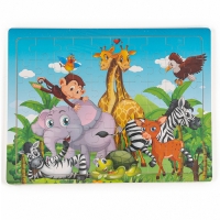 Пазл большой "Африка" элемент: 5,5 &times; 3 см