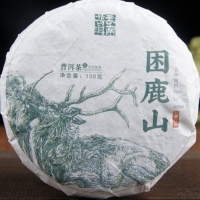 Китайский выдержанный зеленый чай "Шен Пуэр. Kun lu shan", 100 г, 2021 г, Юньнань, блин Китайский выдержанный зеленый чай "Шен Пуэр. Kun lu shan", 100 г, 2021 г, Юньнань, блин