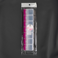 Органайзер для хранения мелочей, 7 отделений, с кнопками, 22 × 5 × 2,5 см Органайзер для хранения мелочей, 7 отделений, с кнопками, 22 × 5 × 2,5 см