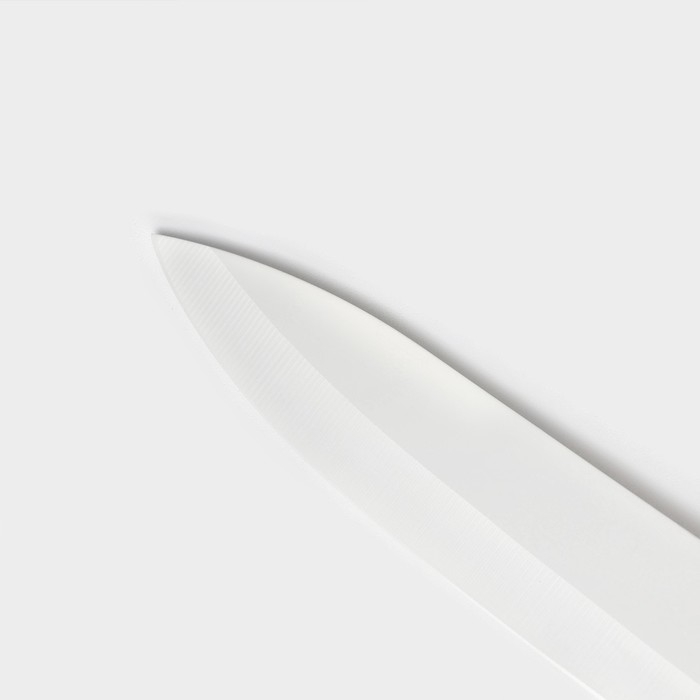 Нож керамический Доляна «Умелец», лезвие 13 см, цвет красный Нож керамический Доляна «Умелец», лезвие 13 см, цвет красный