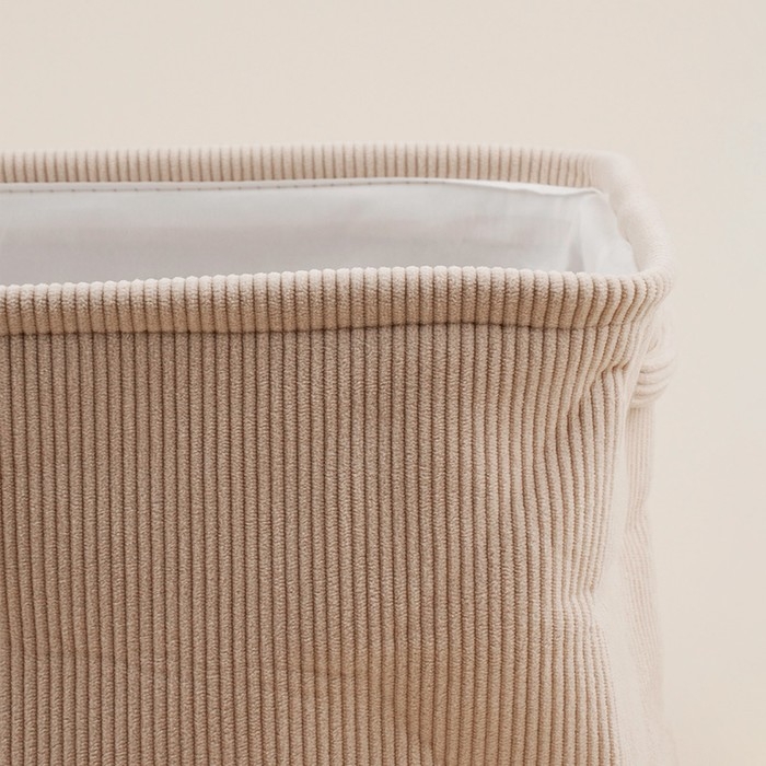 Короб для хранения вещей SL Home, 32&times;23&times;18,5 см, цвет бежевый