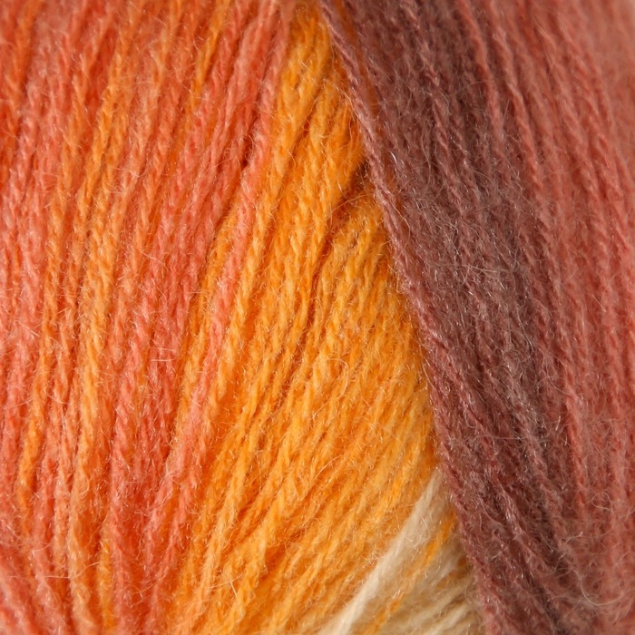 Пряжа Пряжа "Angora Gold Batik" 20% шерсть, 80% акрил 550м/100гр (4741)