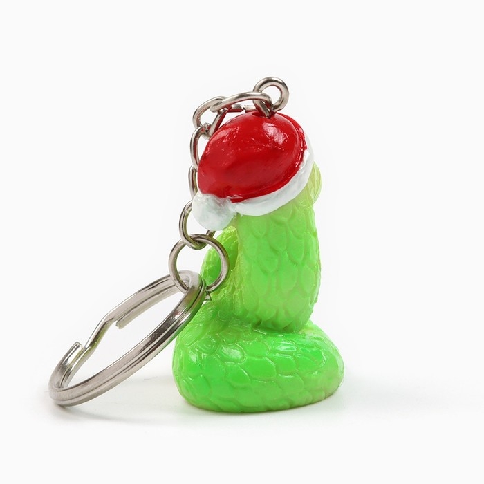 Новогодний брелок для ключей, объемный &laquo;Новый год: Змейка&raquo; 2,3 х 8,5 см