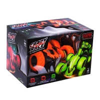 Машина-перевёртыш радиоуправляемая &laquo;Трюкач&raquo;, работает от аккумулятора, цвет оранжевый