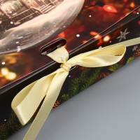 Коробка подарочная новогодняя складная &laquo;Чудесных мгновений&raquo;, 20 х 18 х 5 см, Новый год