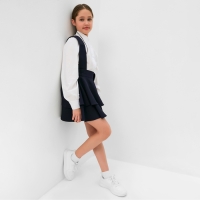 Сарафан для девочки MINAKU, цвет синий, рост 128 см