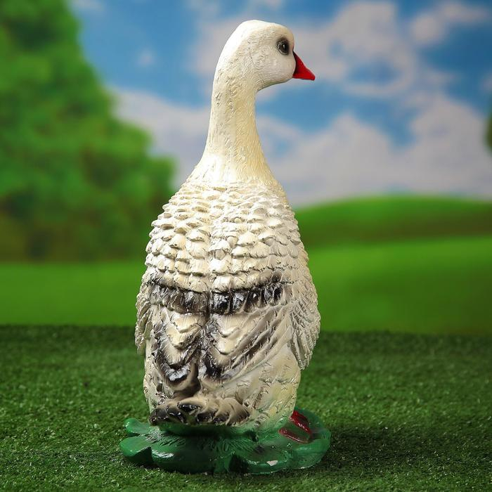 Садовая фигура Садовая фигура "Утка" белая, 37х22см