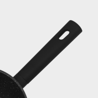 Ковш с крышкой Доляна &laquo;Первый дом&raquo;, 1,2 л, d=18 см, антипригарное покрытие, индукция, цвет чёрный