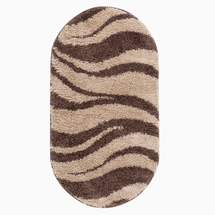 Ковер Фризе &laquo;Шегги&raquo;, овал, 100х200 см