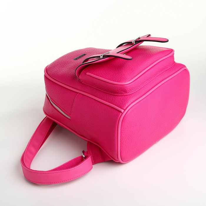 Рюкзак городской на молнии, цвет ярко-розовый Рюкзак городской на молнии, цвет ярко-розовый