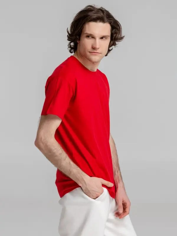 Футболка Imperial 190 ярко-розовая (фуксия), размер S