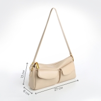 Сумка женская TEXTURA, средний размер, цвет бежевый Сумка женская TEXTURA, средний размер, цвет бежевый