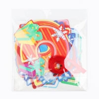 Гирлянда на ленте с блестками новогодняя «С Новым годом!», на Новый год, длина 250 см Гирлянда на ленте с блестками новогодняя «С Новым годом!», на Новый год, длина 250 см