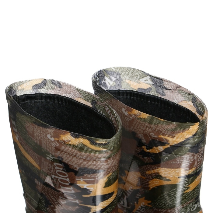 Сапоги мужские С-10РУ, ПВХ, утепленные, камуфляж МИКС, размер 40 (255)