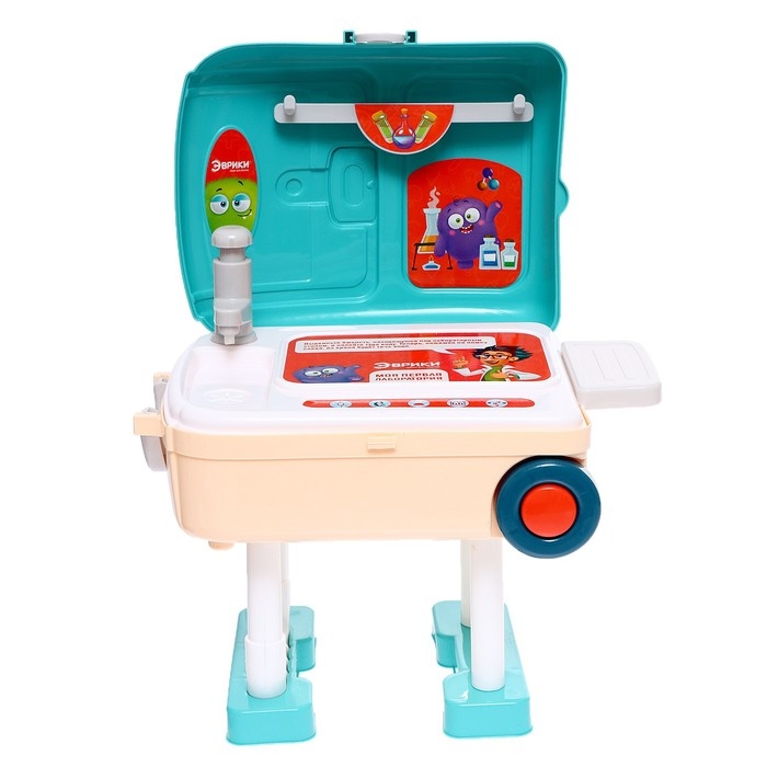 Набор для опытов &laquo;Моя первая лаборатория&raquo;, стол 3в1, 60 опытов