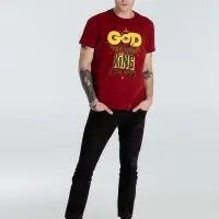 Футболка A God is High, гранатово-красная, размер XXL Футболка A God is High, гранатово-красная, размер XXL