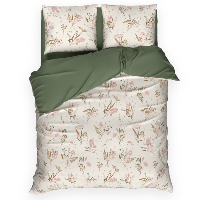 Постельное бельё Постельное бельё "Этель" 1.5 сп Fennel 143*215 см,150*214 см, 70*70 см -2 шт, поплин 125 г/м2, хл 100%