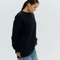 Свитшот оверсайз унисекс Omnifit, черный, размер XS/S