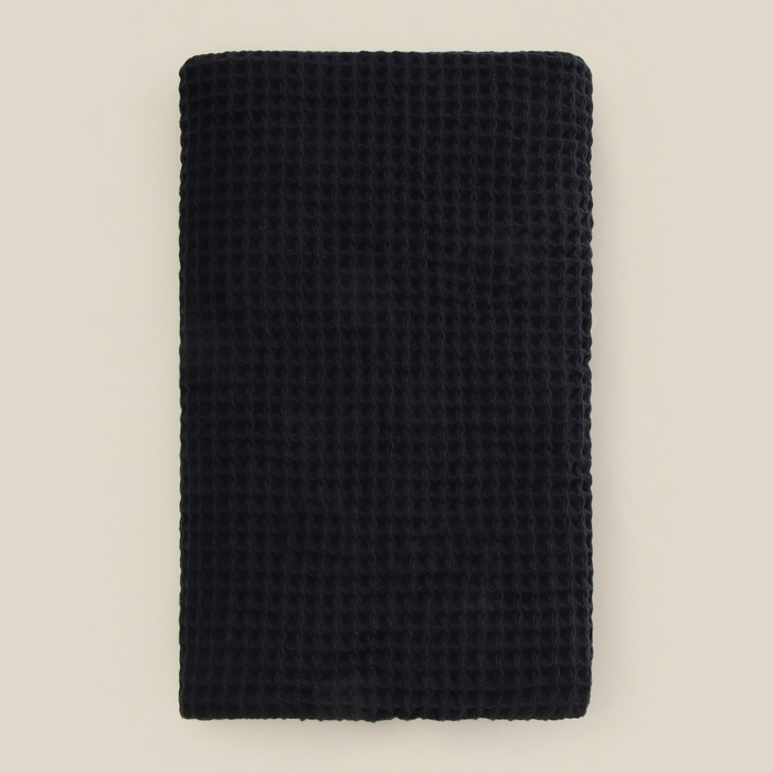 Полотенце вафельное SL HOME: Basic "Дарк Маре" 100х180 см, 100% хлопок, 340 г/м2