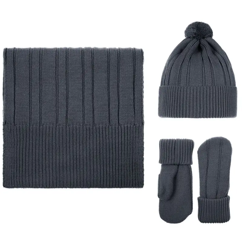 Шапка Knit Beat, серая (графит) Шапка Knit Beat, серая (графит)