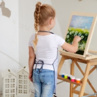 Фартук детский Этель &laquo;Зайка&raquo;, 49 х 39 см, 100% полиэстер