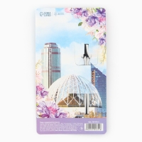 Ложка с гравировкой на открытке &laquo;Екатеринбург&raquo;, 3 х 14 см.