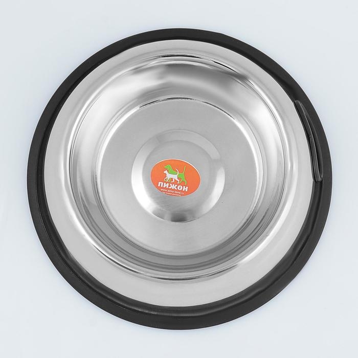 Миска с нескользящим основанием округлая с ручками, 900 мл