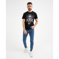 Футболка мужская KAFTAN Skull р. 54, черный