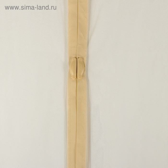 Сетка антимоскитная на магнитах для защиты от насекомых, 100&times;210 см, цвет бежевый