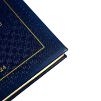 Ежедневник датированный 2024 A5 176 листов, deVENTE.Symbol, твёрдая обложка из искусственной кожи, тиснение фольгой, ляссе, кремовый блок 70 г/м2, синий Ежедневник датированный 2024 A5 176 листов, deVENTE.Symbol, твёрдая обложка из искусственной кожи, тиснение фольгой, ляссе, кремовый блок 70 г/м2, синий