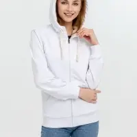 Толстовка на молнии Kulonga Sherpa, белая, размер L