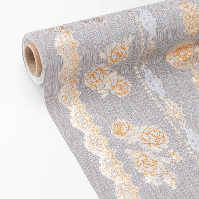 Клеёнка на стол &laquo;Мэлоди&raquo;, на тканевой основе, рулон 20 метров, ширина 137 см