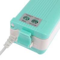 Вакууматор Luazon LPS-02, 15 Вт, 6 пакетов, 220В, 25 см, бирюзовый Вакууматор Luazon LPS-02, 15 Вт, 6 пакетов, 220В, 25 см, бирюзовый