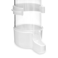 Поилка для птиц 6 х 13,5 см, 240 мл, белая