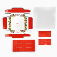 Коробка под 9 конфет с ячейками &laquo;Аромат праздника&raquo;, 14.5 х 14.5 х 3 см, Новый год