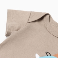 Боди Крошка Я "Дракоша", рост 68-74 см , бежевый