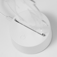 Светильник сенсорный "Дельфины" LED 7 цветов USB/от батареек белый  RISALUX