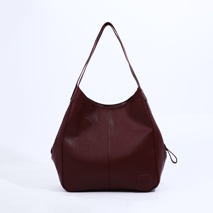 Сумка-мешок на молнии, цвет бордовый Сумка-мешок на молнии, цвет бордовый